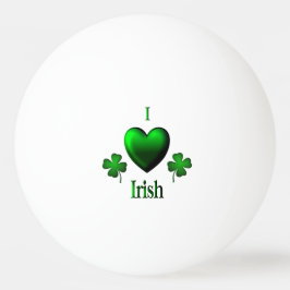 I Heart Irish Pingpongbal