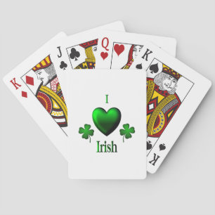 I Heart Irish Pokerkaarten