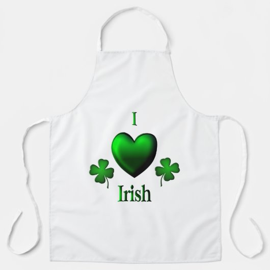 I Heart Irish Schort (Voorkant)