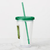 I Heart Irish Shamrock Name Monogram Initialen Acryl Drinkbeker (Links)