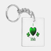 I Heart Irish Sleutelhanger (Voorkant Links)