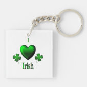 I Heart Irish Sleutelhanger (Achterkant)