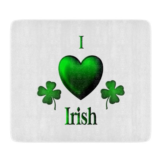 I Heart Irish Snijplank (Voorkant)
