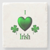 I Heart Irish Stenen Onderzetter (Voorkant)