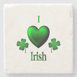 I Heart Irish Stenen Onderzetter