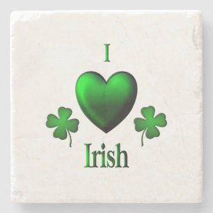 I Heart Irish Stenen Onderzetter