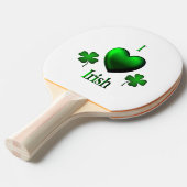 I Heart Irish Tafeltennisbatje (Voorkant Gekanteld)