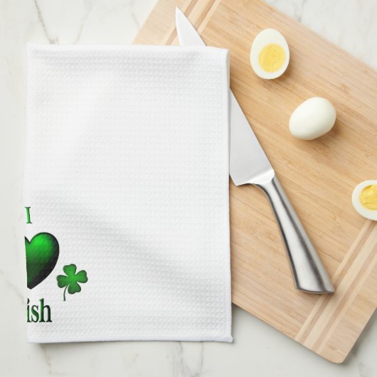 I Heart Irish Theedoek (Quarter Fold)