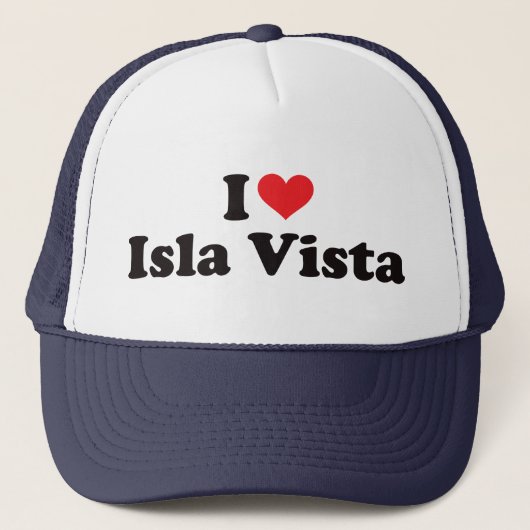 I Heart Isla Vista Trucker Pet (Voorkant)