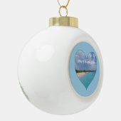 I Heart Island Life Ceramic Ornament (Links)