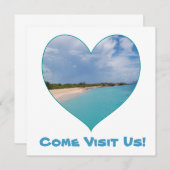 I Heart Island Life Notecard Notitiekaartje (Voorkant / Achterkant)