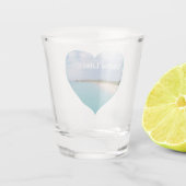 I Heart Island Life shot glass Glas (Achterkant)