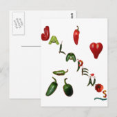 I Heart Jalapenos Briefkaart (Voorkant / Achterkant)