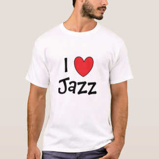 I Heart Jazz - Mannen T-shirt