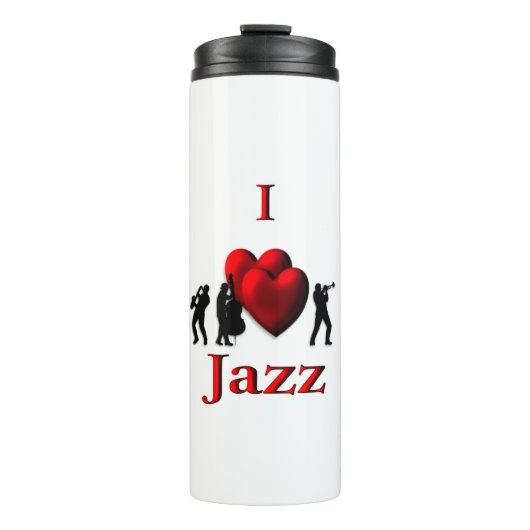 I Heart Jazz Thermosbeker (Voorkant)