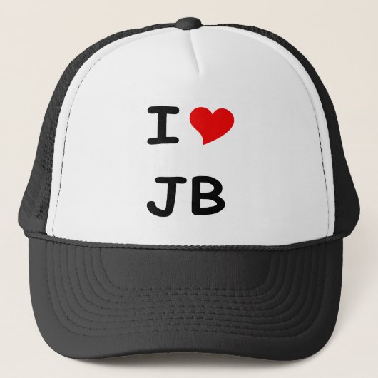 I HEART JB TRUCKER PET (Voorkant)