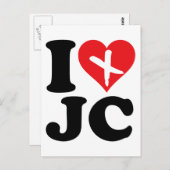 I Heart JC Briefkaart (Voorkant / Achterkant)