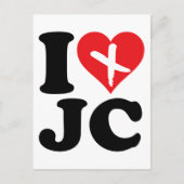I Heart JC Briefkaart (Voorkant)