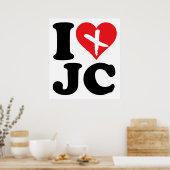 I Heart JC Poster (Keuken)