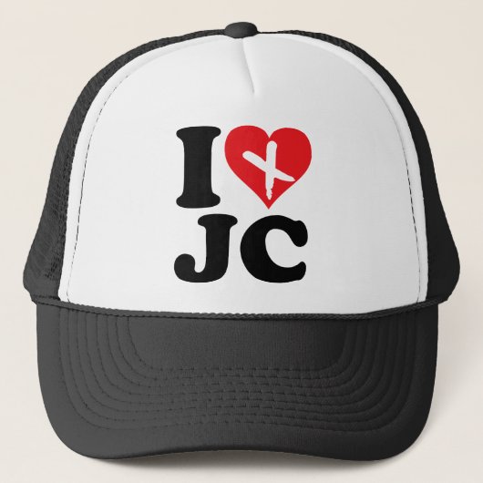 I Heart JC Trucker Pet (Voorkant)
