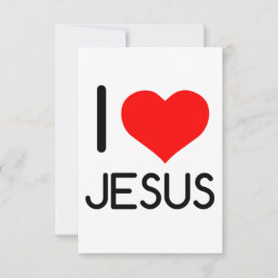 I HEART JESUS BEDANKKAART