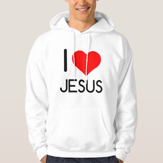 I HEART JESUS HOODIE (Voorkant)