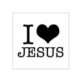 I Heart Jesus Rubber Stamp Rubberstempel (Afrduk)