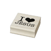 I Heart Jesus Rubber Stamp Rubberstempel (Stempel)