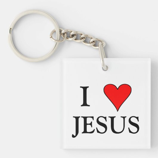I HEART JESUS SLEUTELHANGER (voorkant)