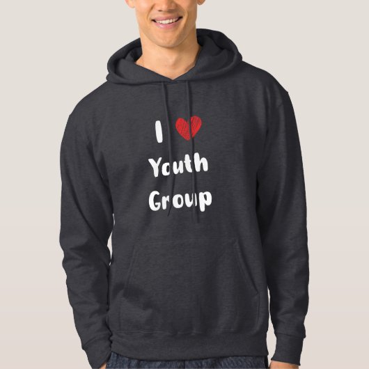 I Heart Jeugdgroep Hoodie (Voorkant)