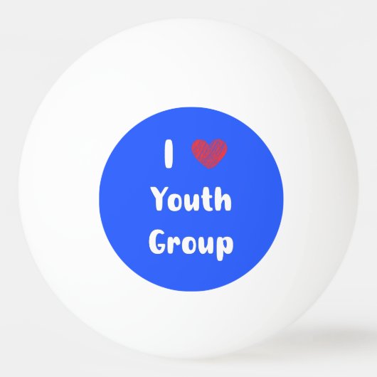 I Heart Jeugdgroep Ping Pong Ball (Voorkant)