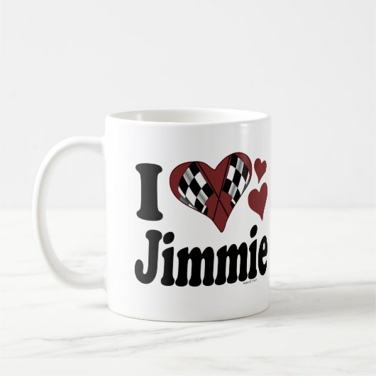 I Heart Jimmie Koffiemok (Links)