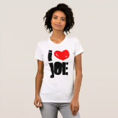 I Heart Joe T-Shirt (Voorkant volledig)