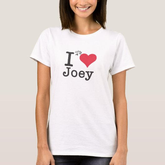 I Heart Joey T-shirt (Voorkant)