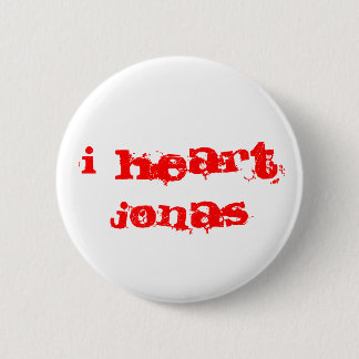 I HEART JONAS RONDE BUTTON 5,7 CM