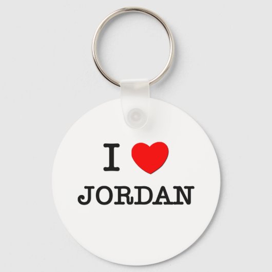 I HEART JORDAN SLEUTELHANGER (Voorkant)