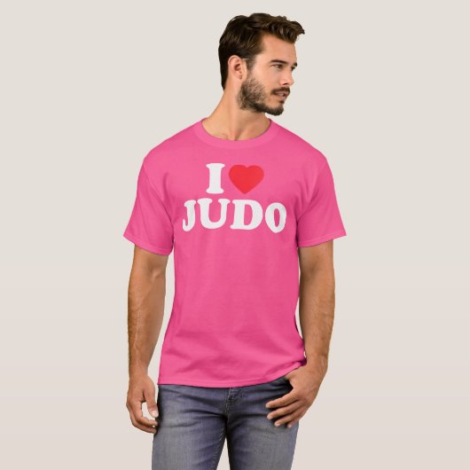 I Heart Judo T-shirt (Voorkant volledig)