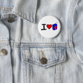 I Heart Juice Boxes Ronde Button 5,7 Cm (In situ)