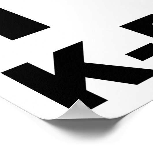 I Heart K-Pop Funny Poster (Hoek)