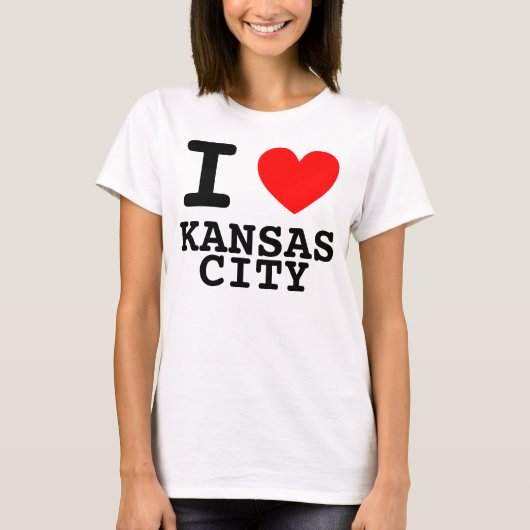 I Heart Kansas City Shirt (Voorkant)