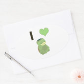 I Heart Kappa Ovale Sticker (Envelop)
