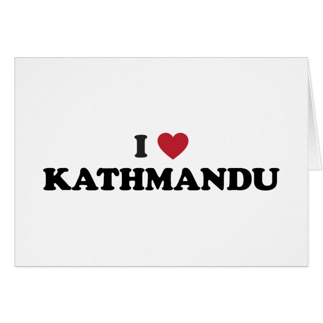 I Heart kathmandu Nepal (Voorkant Horizontaal)