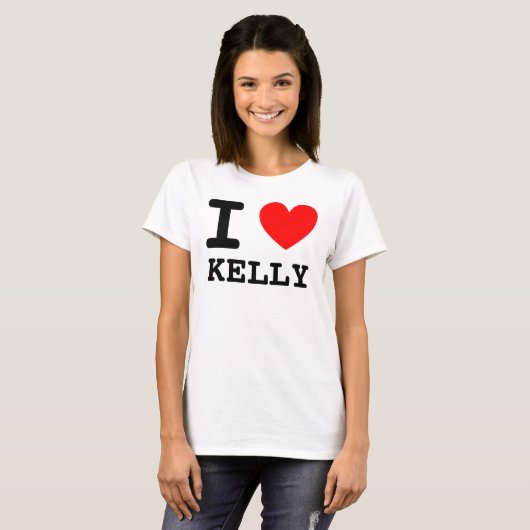 I Heart KELLY Shirt (Voorkant volledig)