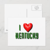 I Heart Kentucky Briefkaart (Voorkant / Achterkant)