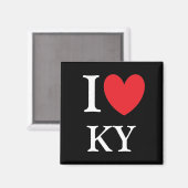 I Heart Kentucky Magnet (Voorkant / Achterkant)