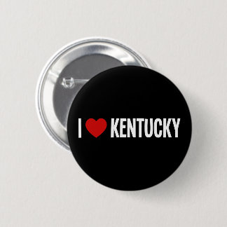 I Heart Kentucky Ronde Knop Button 5,7 Cm