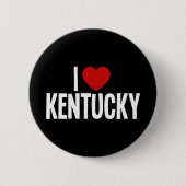 I Heart Kentucky Ronde Knop Button 5,7 Cm (Voorkant)