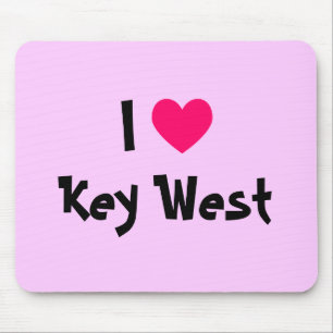 I Heart Key West Florida Muismat