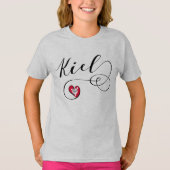 I Heart Kiel, Duitsland, Duits T-shirt (Voorkant)