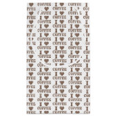 I Heart Koffie Gift Bag Klein Cadeauzakje (Achterkant)